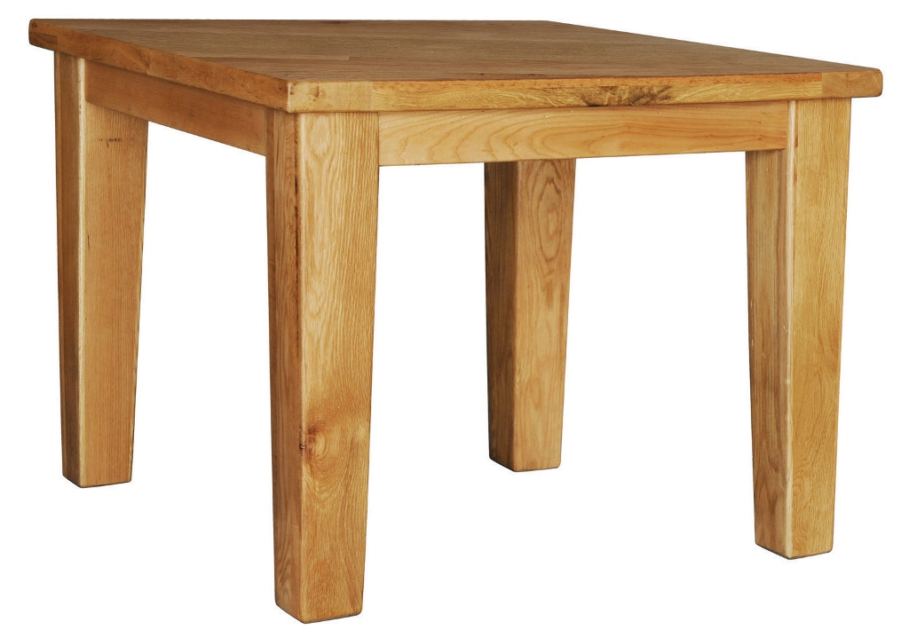 Provence Oak Fix Top Square Dining Table 100cm Square - Click Image to Close